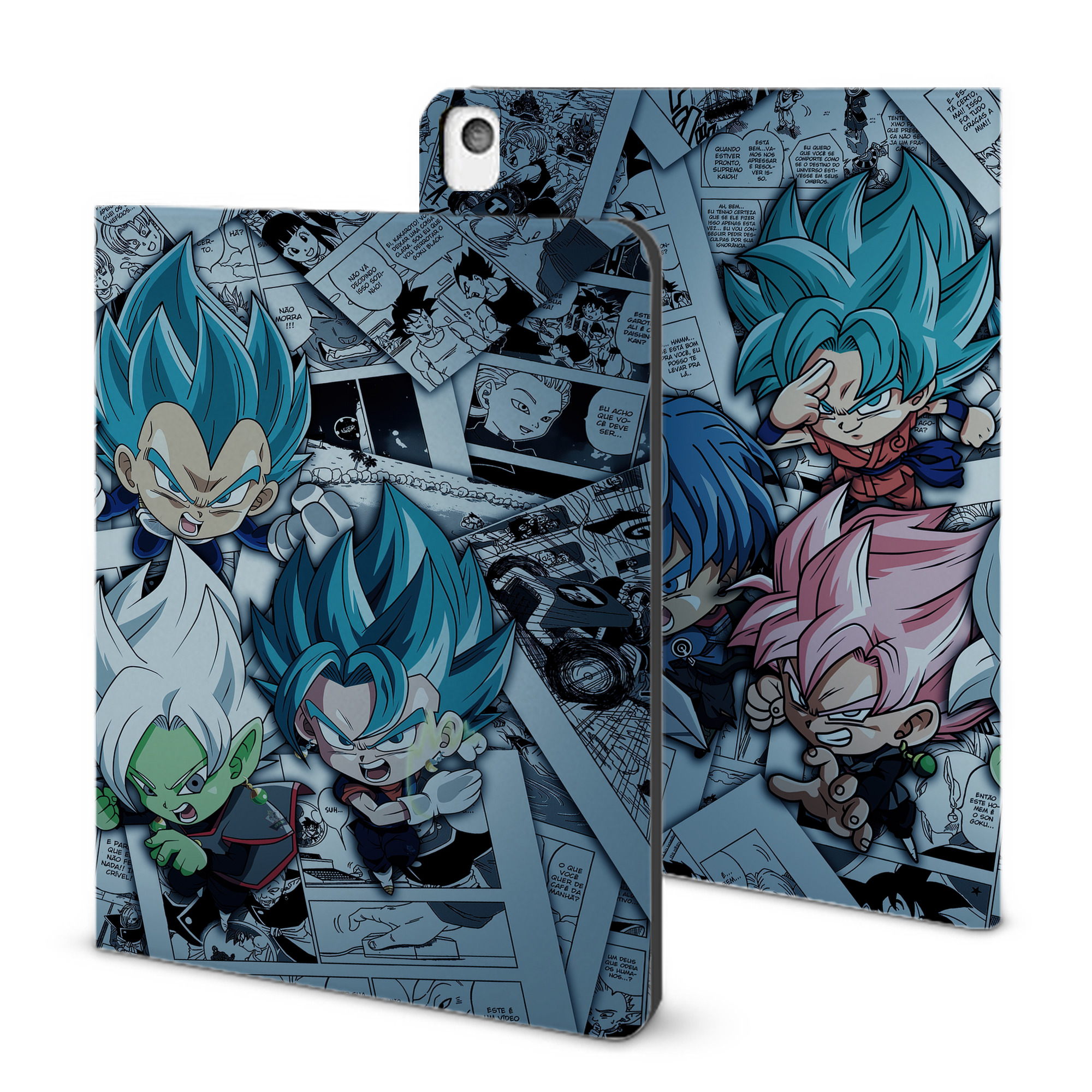 （画像用） ドラゴンボール DRAGON BALL IPadケース ペンホルダー付き ブックスタイルデザイン